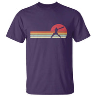 Retro Cricket Player T Shirt Retro Vintage Sport Batsman Cricket Gifts