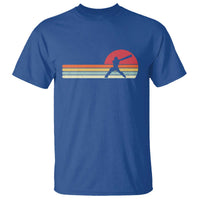 Retro Cricket Player T Shirt Retro Vintage Sport Batsman Cricket Gifts