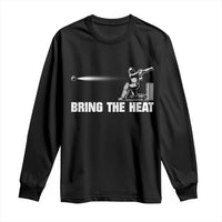 Cricket Player Long Sleeve Shirt Bring The Heat Batting