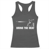 Cricket Player Racerback Tank Top Bring The Heat Batting
