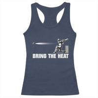 Cricket Player Racerback Tank Top Bring The Heat Batting