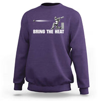 Cricket Player Sweatshirt Bring The Heat Batting
