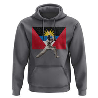 Antigua and Barbuda Cricket Hoodie Retro Vintage Sport Antiguan Flag West Indies Fan