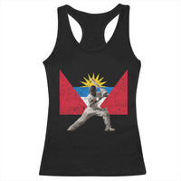 Antigua and Barbuda Cricket Racerback Tank Top Retro Vintage Sport Antiguan Flag West Indies Fan