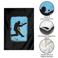 Saint Lucia Cricket Garden Flag Retro Vintage Sport Saint Lucian Flag West Indies Cricket Fan
