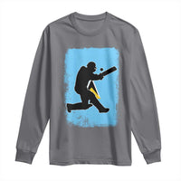 Saint Lucia Cricket Long Sleeve Shirt Retro Vintage Sport Saint Lucian Flag West Indies Cricket Fan
