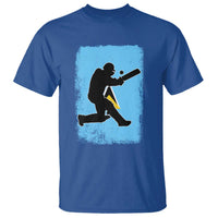Saint Lucia Cricket T Shirt Retro Vintage Sport Saint Lucian Flag West Indies Cricket Fan