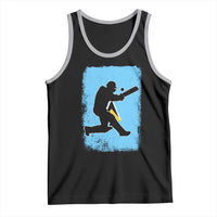 Saint Lucia Cricket Tank Top Retro Vintage Sport Saint Lucian Flag West Indies Cricket Fan