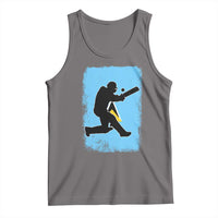 Saint Lucia Cricket Tank Top Retro Vintage Sport Saint Lucian Flag West Indies Cricket Fan