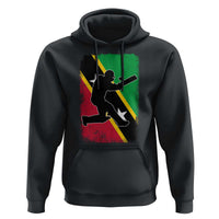 Saint Kitts and Nevis Cricket Hoodie Retro Vintage Sport Kittitian Flag West Indies Cricket Fan