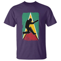Guyana Cricket T Shirt Retro Vintage Sport Guyanese Flag West Indies Cricket Fan