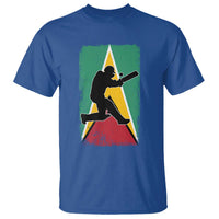 Guyana Cricket T Shirt Retro Vintage Sport Guyanese Flag West Indies Cricket Fan