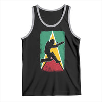 Guyana Cricket Tank Top Retro Vintage Sport Guyanese Flag West Indies Cricket Fan