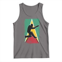 Guyana Cricket Tank Top Retro Vintage Sport Guyanese Flag West Indies Cricket Fan