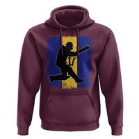Barbados Cricket Hoodie Retro Vintage Sport Bajan Flag West Indies Cricket Fan