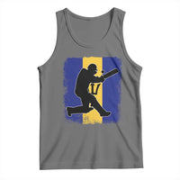 Barbados Cricket Tank Top Retro Vintage Sport Bajan Flag West Indies Cricket Fan