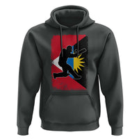 Antigua and Barbuda Cricket Hoodie Retro Vintage Sport Antiguan Flag West Indies Cricket Fan