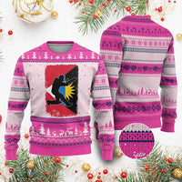 Antigua and Barbuda Cricket Ugly Christmas Sweater Retro Vintage Sport Antiguan Flag West Indies Cricket Fan