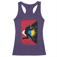 Antigua and Barbuda Cricket Racerback Tank Top Retro Vintage Sport Antiguan Flag West Indies Cricket Fan
