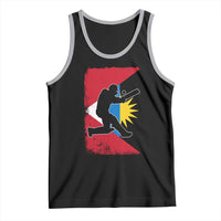 Antigua and Barbuda Cricket Tank Top Retro Vintage Sport Antiguan Flag West Indies Cricket Fan