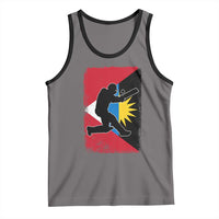 Antigua and Barbuda Cricket Tank Top Retro Vintage Sport Antiguan Flag West Indies Cricket Fan