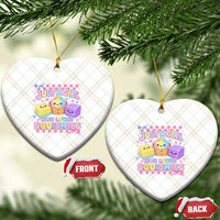 Just A Girl Who Loves Squishies Ceramic Ornament Cute Kawaii Dumpling Graphic Coquette Bow Girls