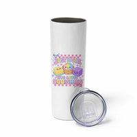 Just A Girl Who Loves Squishies Skinny Tumbler Cute Kawaii Dumpling Graphic Coquette Bow Girls