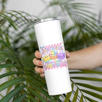 Just A Girl Who Loves Squishies Skinny Tumbler Cute Kawaii Dumpling Graphic Coquette Bow Girls