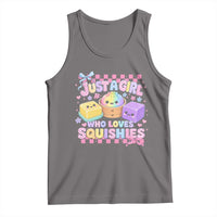 Just A Girl Who Loves Squishies Tank Top Cute Kawaii Dumpling Graphic Coquette Bow Girls