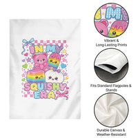 In My Squishy Era Garden Flag Cute Kawaii Pastel Dumpling Graphic