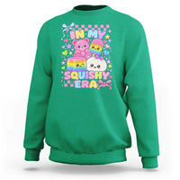 In My Squishy Era Sweatshirt Cute Kawaii Pastel Dumpling Graphic