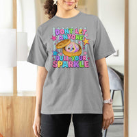 Squishy Lovers T Shirt For Women Dont Let Anyone Dull Your Sparkle Cute Rainbow Dumpling Graphic