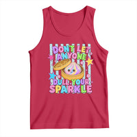 Squishy Lovers Tank Top Dont Let Anyone Dull Your Sparkle Cute Rainbow Dumpling Graphic