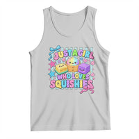 Just A Girl Who Loves Squishies Tank Top Cute Butter Dumpling Graphic Coquette Bow Girls