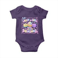 Just A Girl Who Loves Squishies Baby Onesie Squishy Lovers Kawaii Dumpling Graphic Coquette Bow Girls