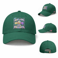 Just A Girl Who Loves Squishies Baseball Cap Squishy Lovers Kawaii Dumpling Graphic Coquette Bow Girls