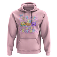 Just A Girl Who Loves Squishies Hoodie Squishy Lovers Kawaii Dumpling Graphic Coquette Bow Girls
