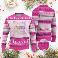 Just A Girl Who Loves Squishies Ugly Christmas Sweater Squishy Lovers Kawaii Dumpling Graphic Coquette Bow Girls