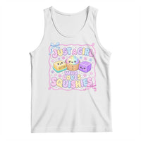 Just A Girl Who Loves Squishies Tank Top Squishy Lovers Kawaii Dumpling Graphic Coquette Bow Girls