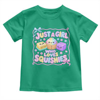Just A Girl Who Loves Squishies Toddler T Shirt Squishy Lovers Kawaii Dumpling Graphic Coquette Bow Girls
