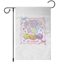 Happy First Day Of School Cute Kawaii Squishy Back To School Graphic Garden Flag
