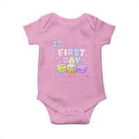Happy First Day Of School Cute Kawaii Squishy Back To School Graphic Baby Onesie