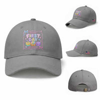 Happy First Day Of School Cute Kawaii Squishy Back To School Graphic Baseball Cap