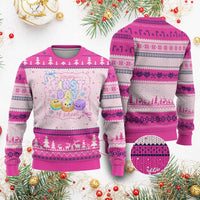 Happy First Day Of School Cute Kawaii Squishy Back To School Graphic Ugly Christmas Sweater