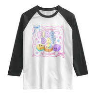 Happy First Day Of School Cute Kawaii Squishy Back To School Graphic Raglan Shirt