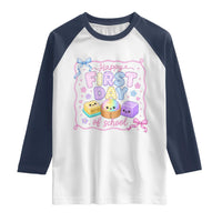 Happy First Day Of School Cute Kawaii Squishy Back To School Graphic Raglan Shirt