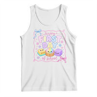 Happy First Day Of School Cute Kawaii Squishy Back To School Graphic Tank Top