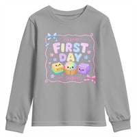 Happy First Day Of School Cute Kawaii Squishy Back To School Graphic Youth Sweatshirt