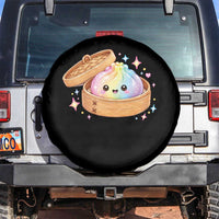 Cute Rainbow Dumpling Squishy Spare Tire Cover Kawaii Graphic