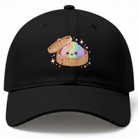 Cute Rainbow Dumpling Squishy Baseball Cap Kawaii Graphic